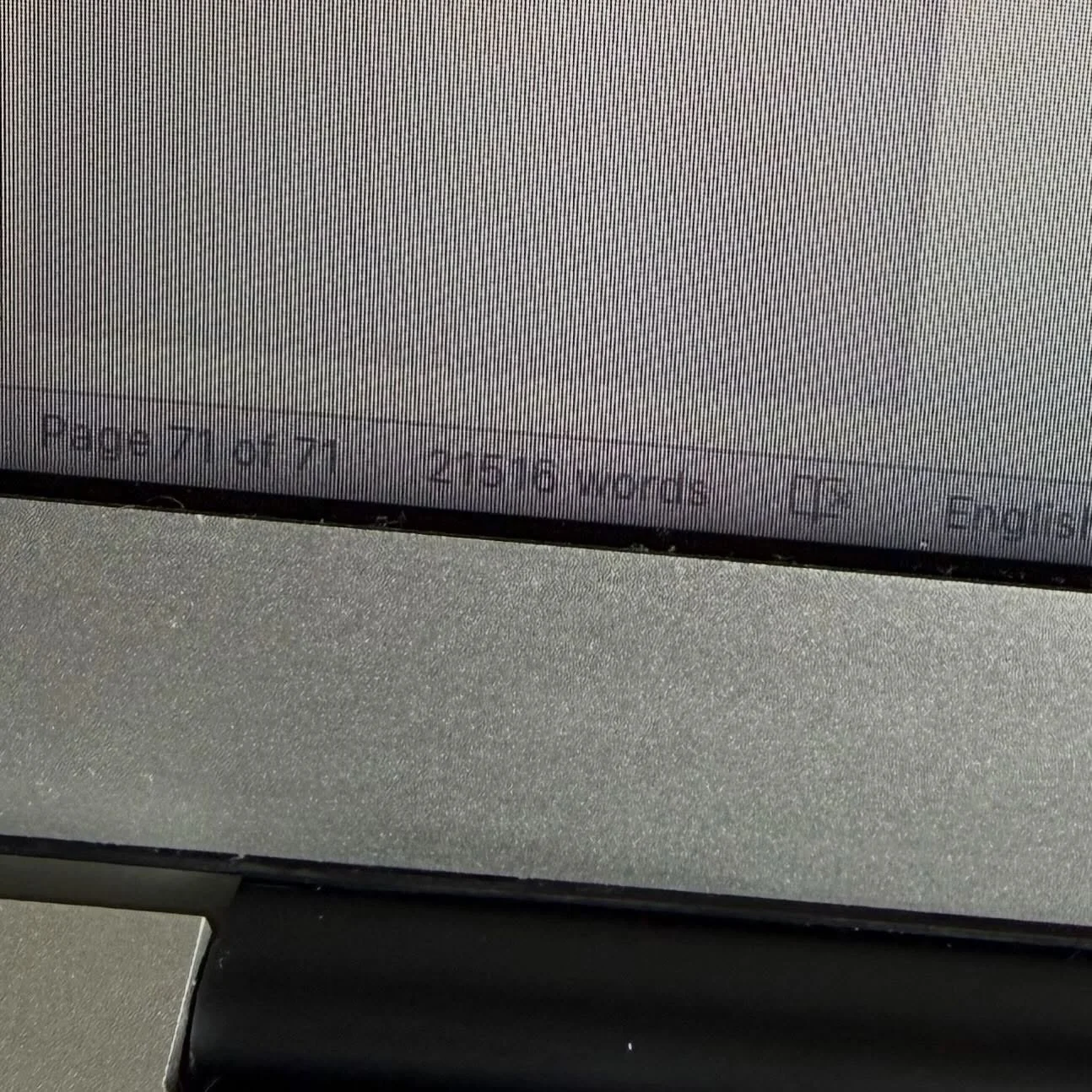 #authorapril26 Day 25: Where are you? word count check in or status update

I got a lot of words in this week! Hoping to keep momentum and edits some PBs this week. 💻📚✍🏻

#writersofinstagram #writer #writing #author