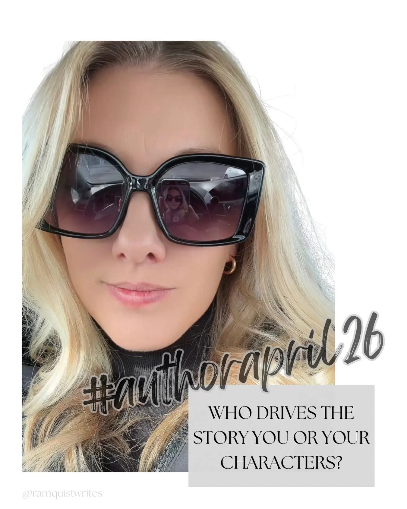 #authorapril26 Day 29: Who drives the story you or your characters?

I&rsquo;d like to say I&rsquo;m in control but sometimes my characters just take over! And sometimes I definitely realize that a plot point I had in mind is not what they would and 