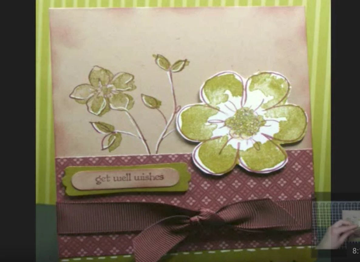 Flower Fancy Get Well Card