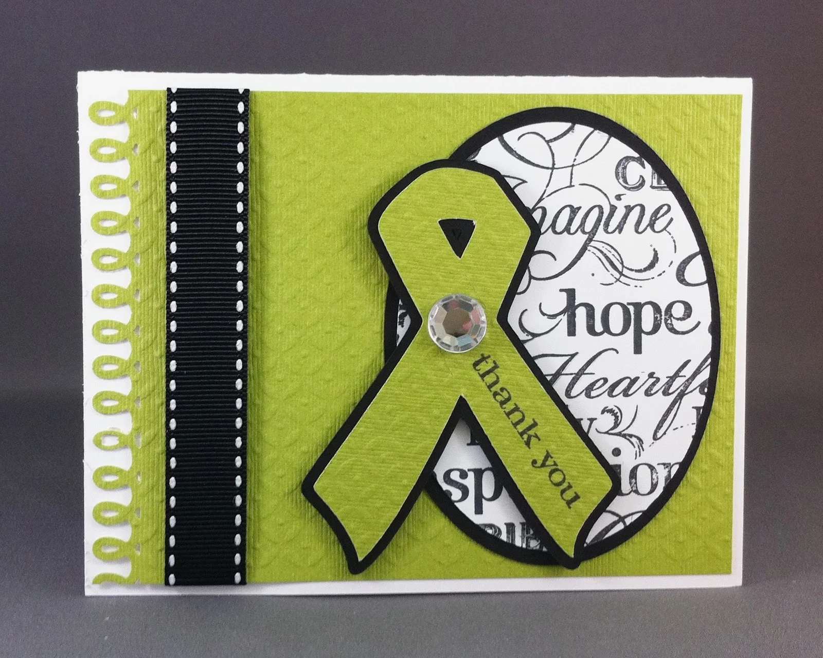 Cancer Ribbon Thank You