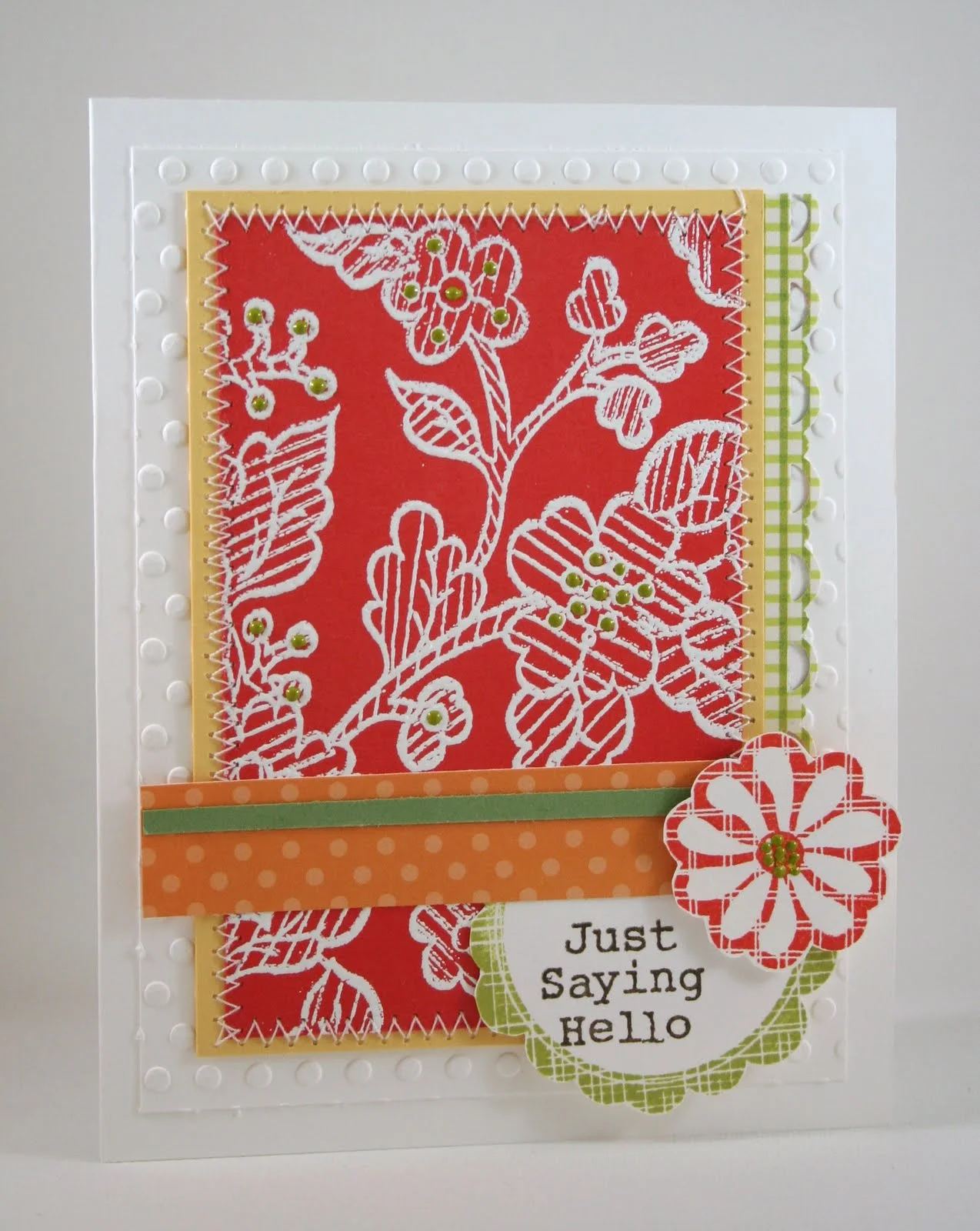 Just Saying Hello Card