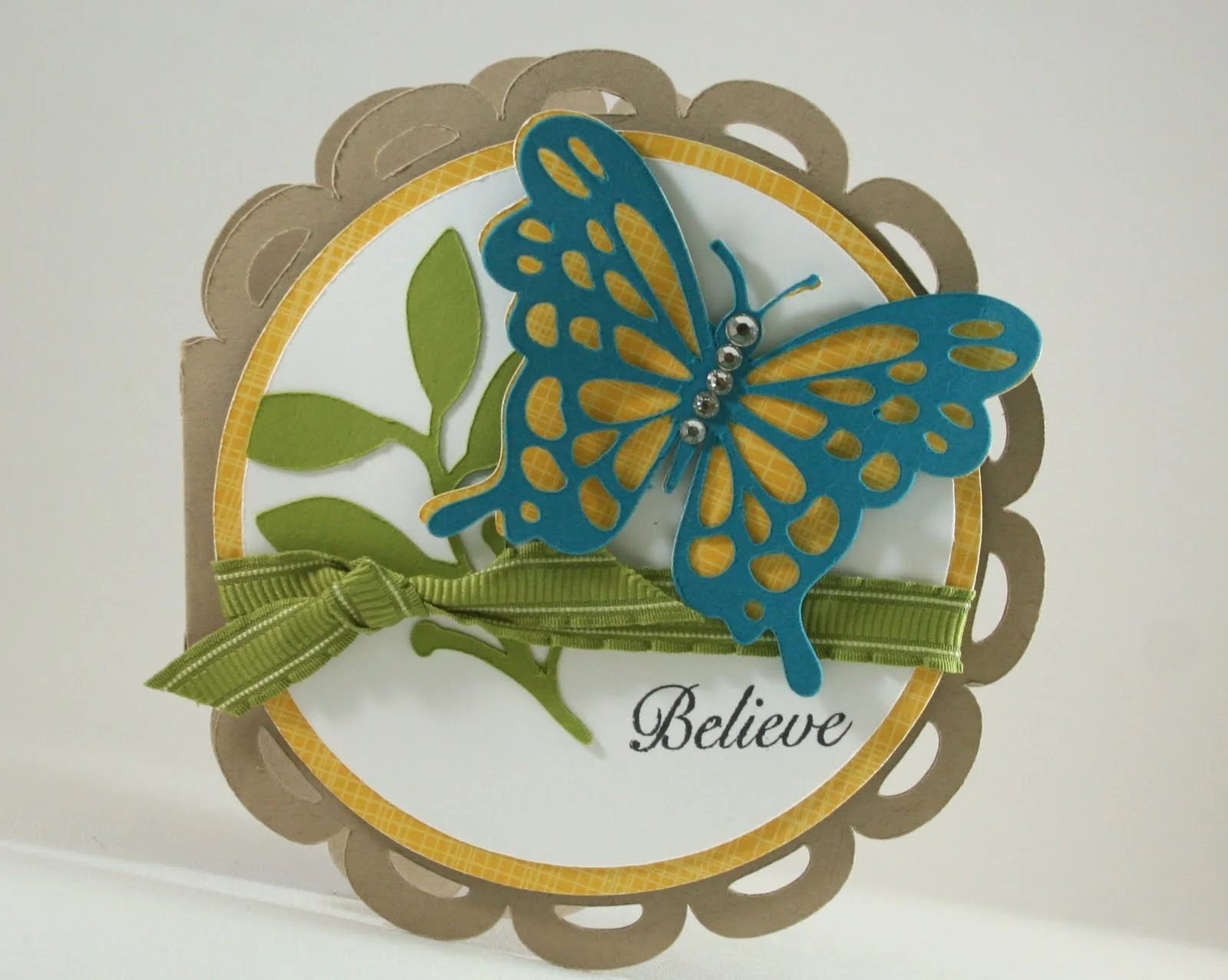 Believe Butterfly Card
