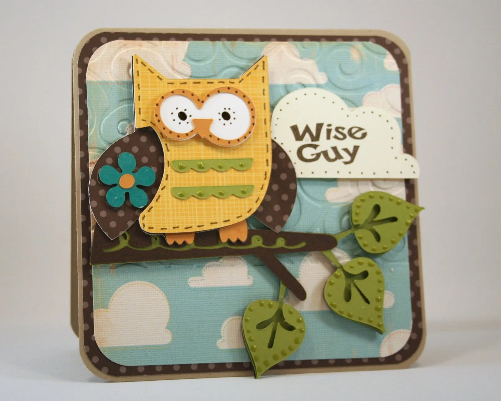 Wise Guy Card-My Pink Designer August Project