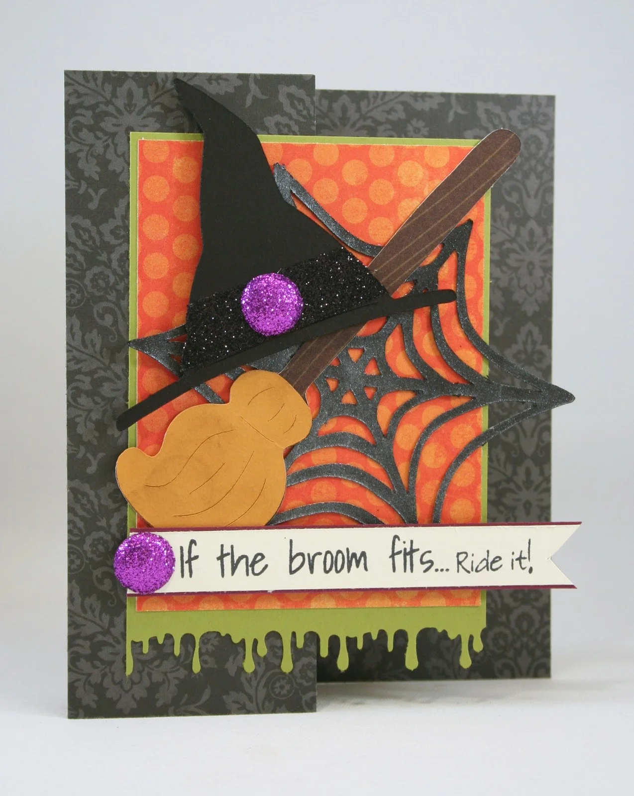 If The Broom Fits-My Pink Stamper Design Team Post, September