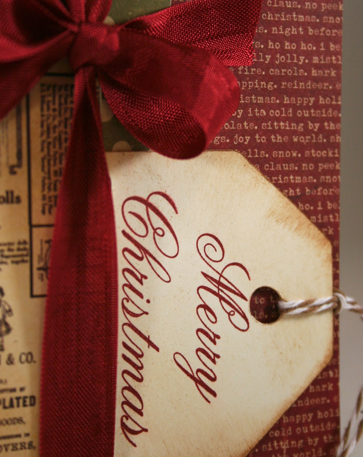 Vintage Holly Gift Card Holder  008.jpg