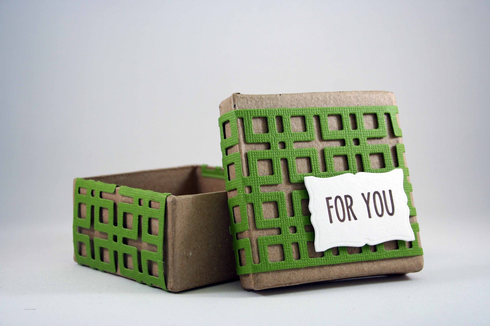  For you gift box featuring the  Lattice Die  