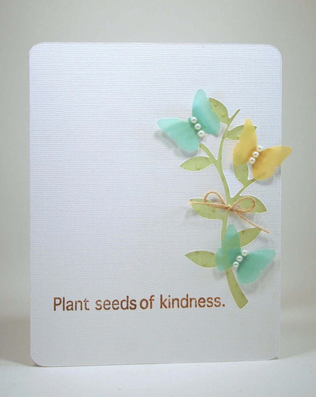 Clean And Simple Spring Card
