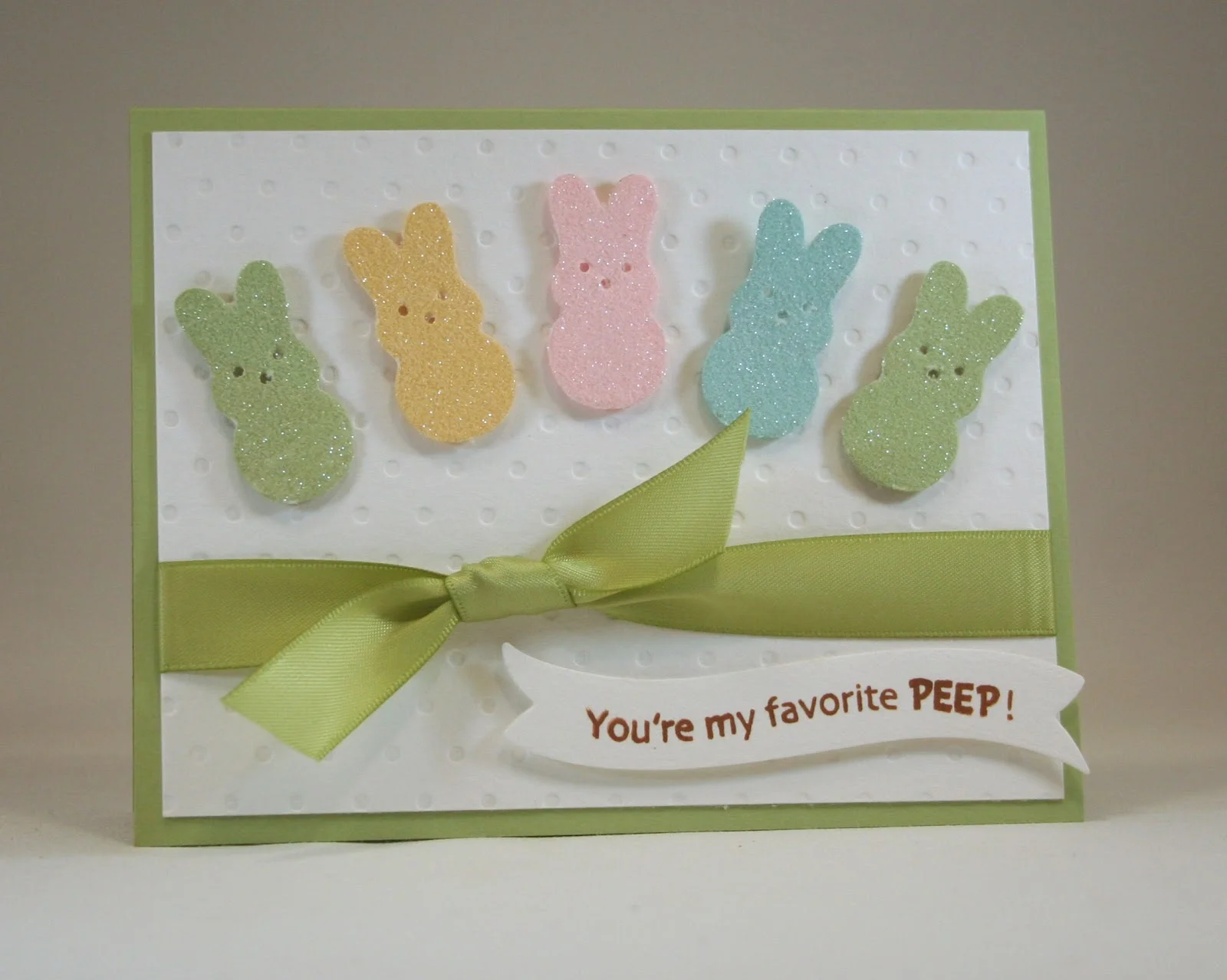 My Favorite Peep Easter Card