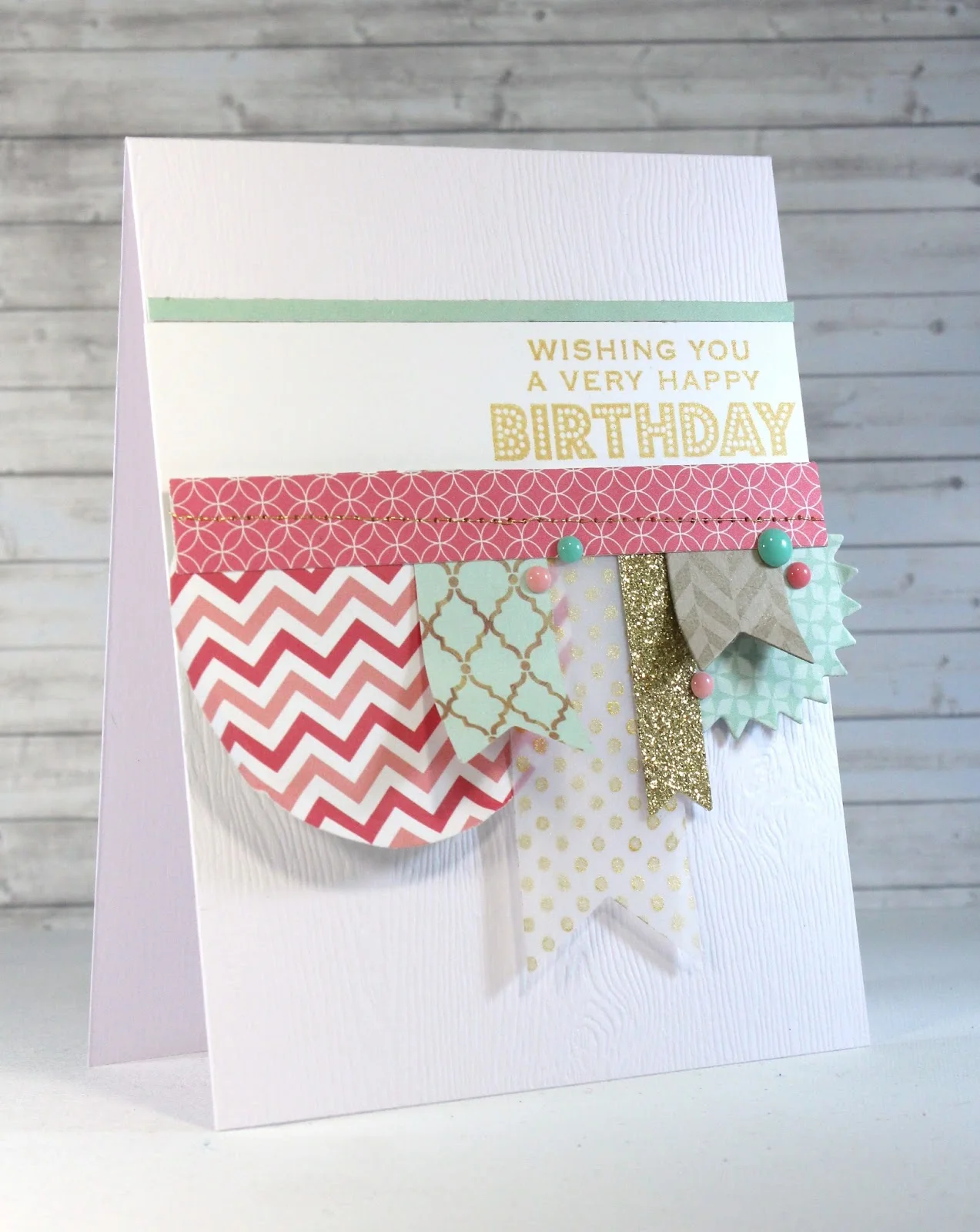 Layered Banner Birthday Card