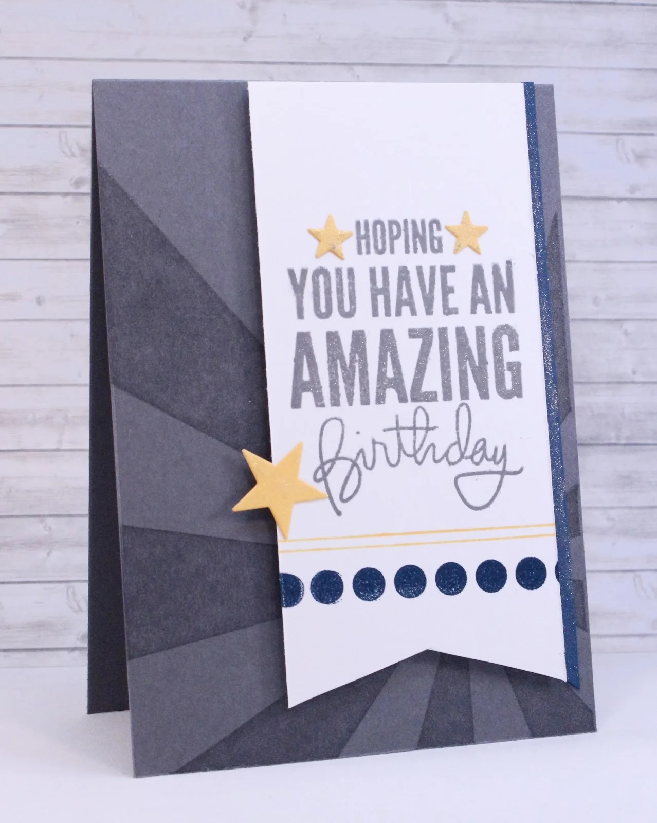 Amazing Birthday Masculine Card