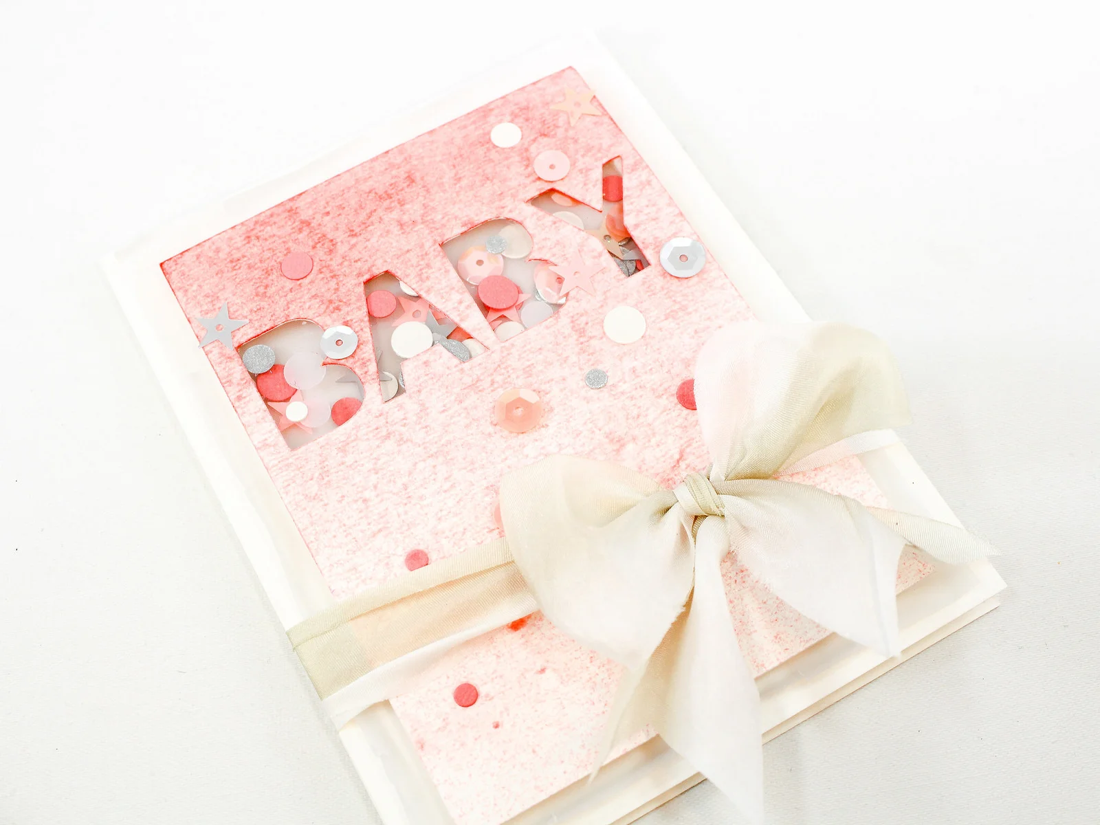 Baby Shaker Card - Confetti Card