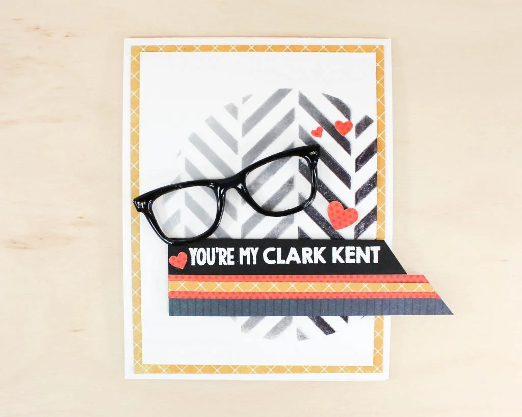 Geek Is Chic --- Using Stencils, Inking and Embossing Paste