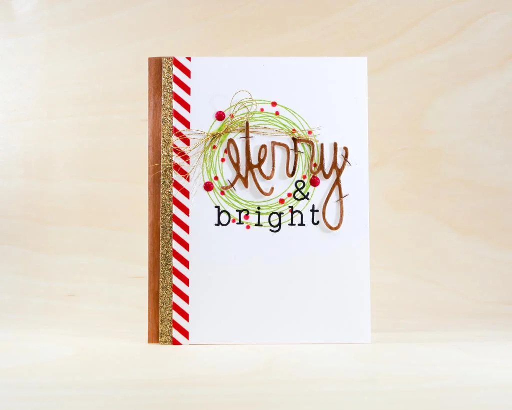 Merry and Bright - Faux Wood Veneer