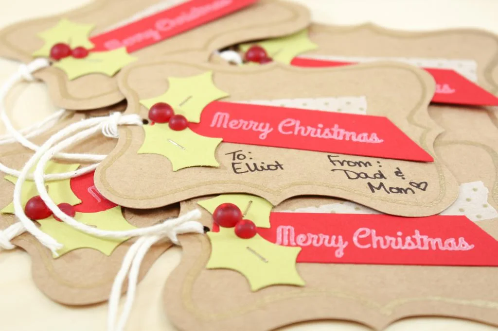Handmade Tags In A Hurry - Shortcuts For Creating Homemade Gift Tags