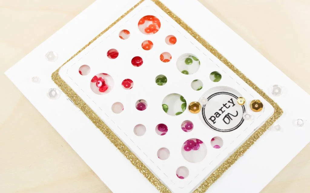 Party On Shaker Card