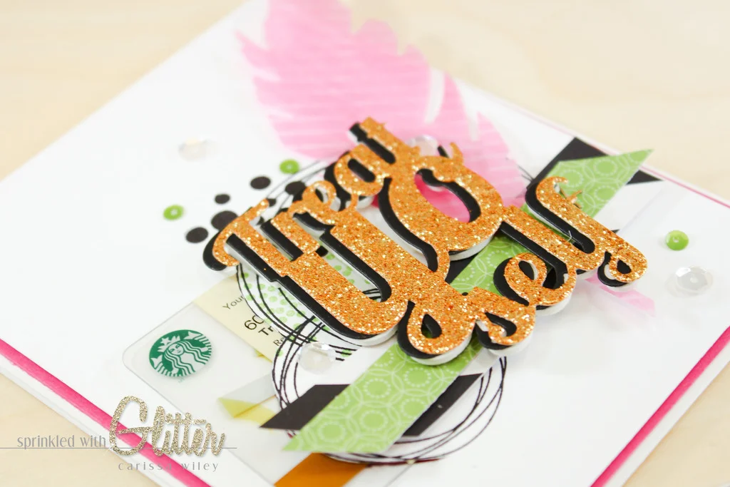 Treat Yo Self Gift Card Holder - Essentials By Ellen April Pin-Sights Challenge