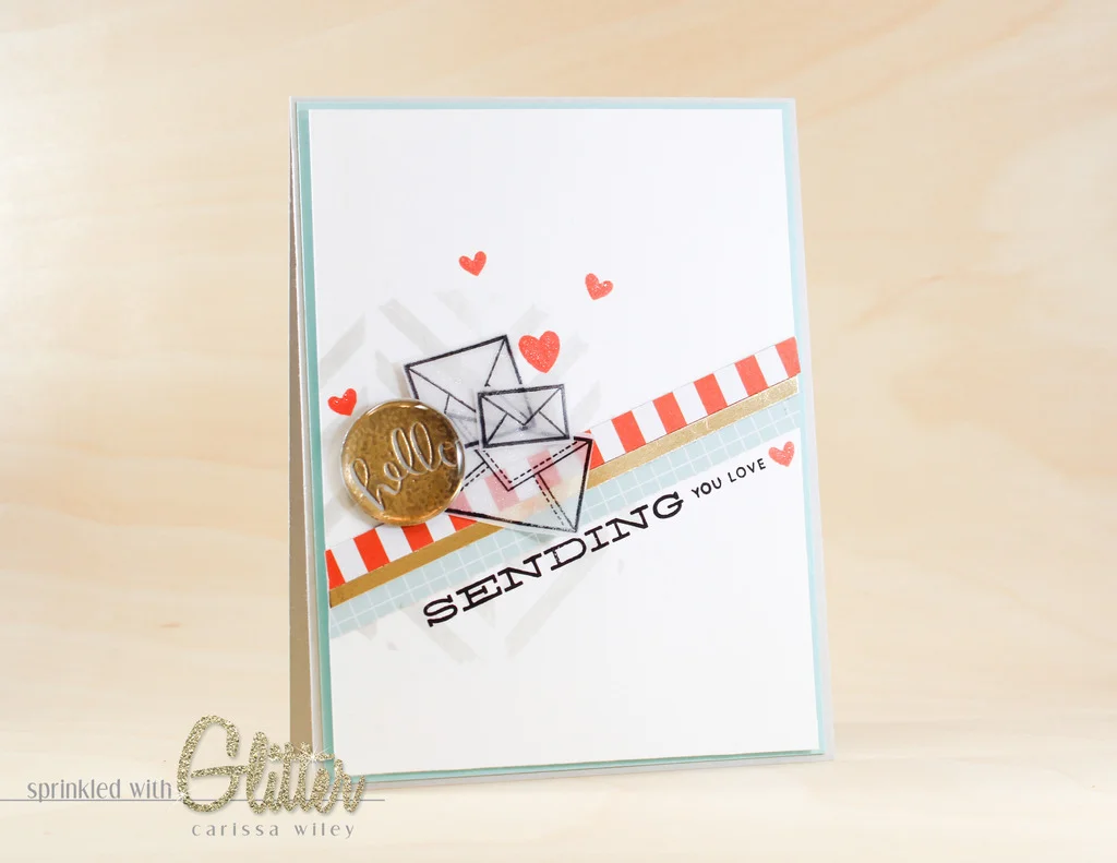 Sending You Love - Creating Faux Flair