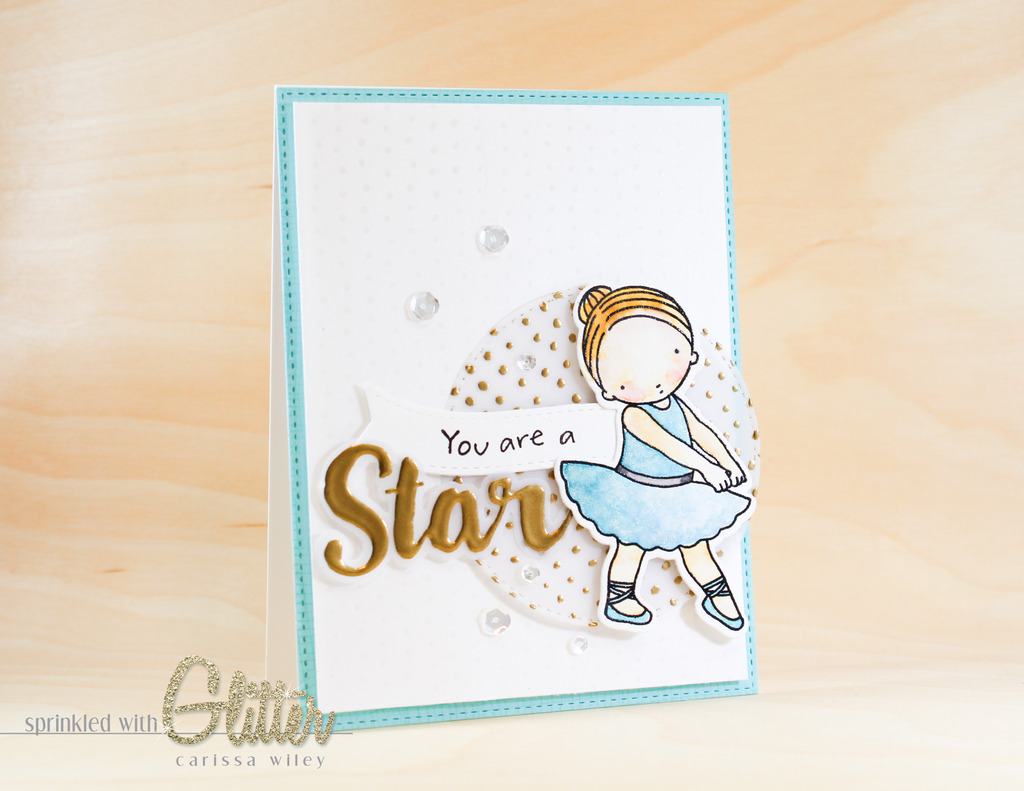 You Are A Star - Watercoloring With Distress Markers