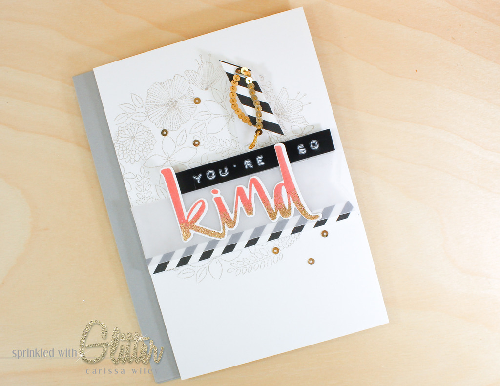 Glitter Sprinkled Sentiments - Concord & 9th Birthday Bash Blog Hop!