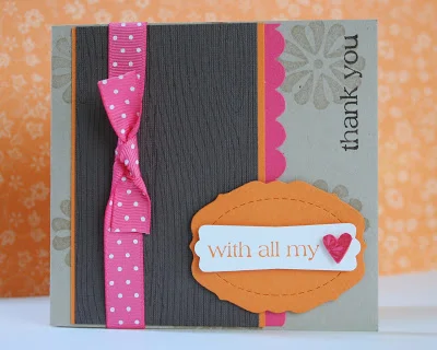 With All My Heart Scrap Card