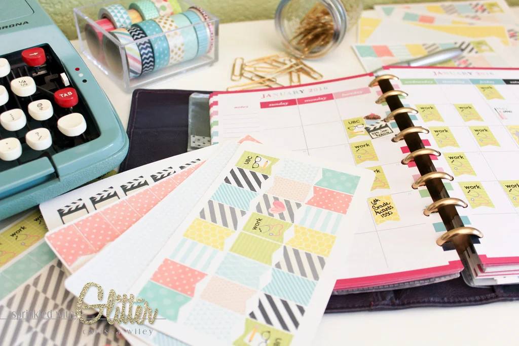 Create Your Own Custom Planner Stickers - Silhouette Cameo Tutorial