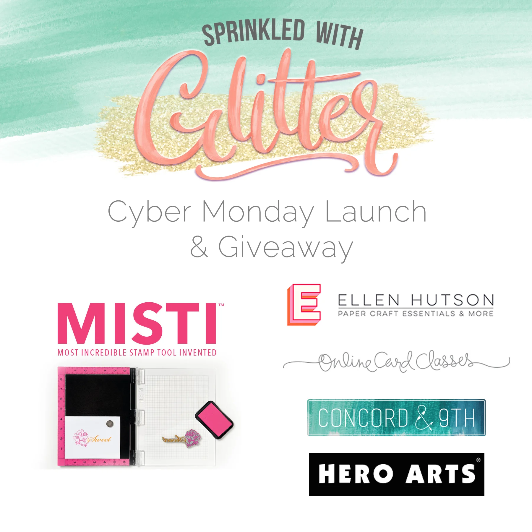 Sprinkled With Glitter Cyber Monday Launch - Welcome To My Virtual Craft Room