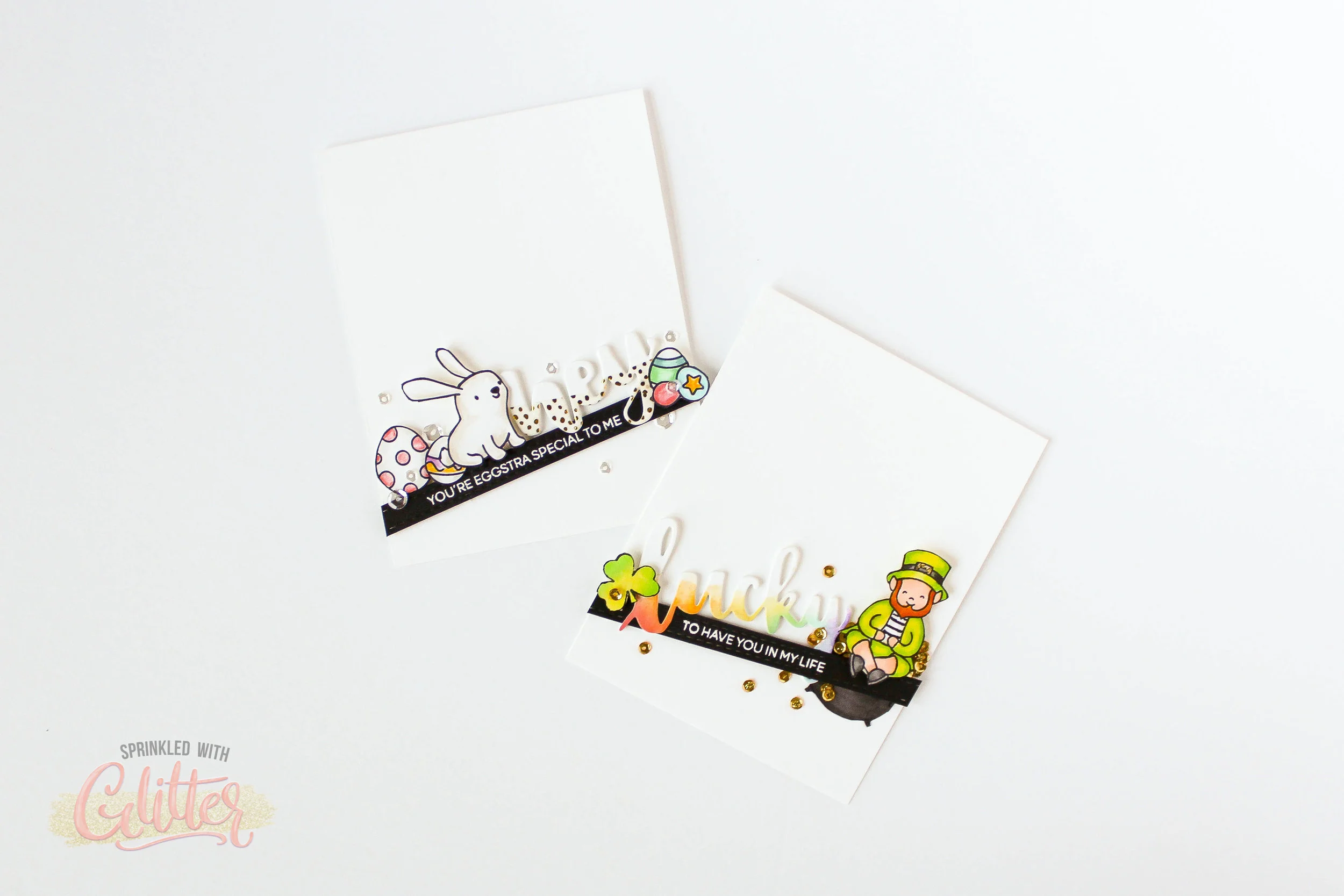 How To Dress Up Die Cut Sentiments - Heffy Doodle Spring 2018 Release Blog Hop