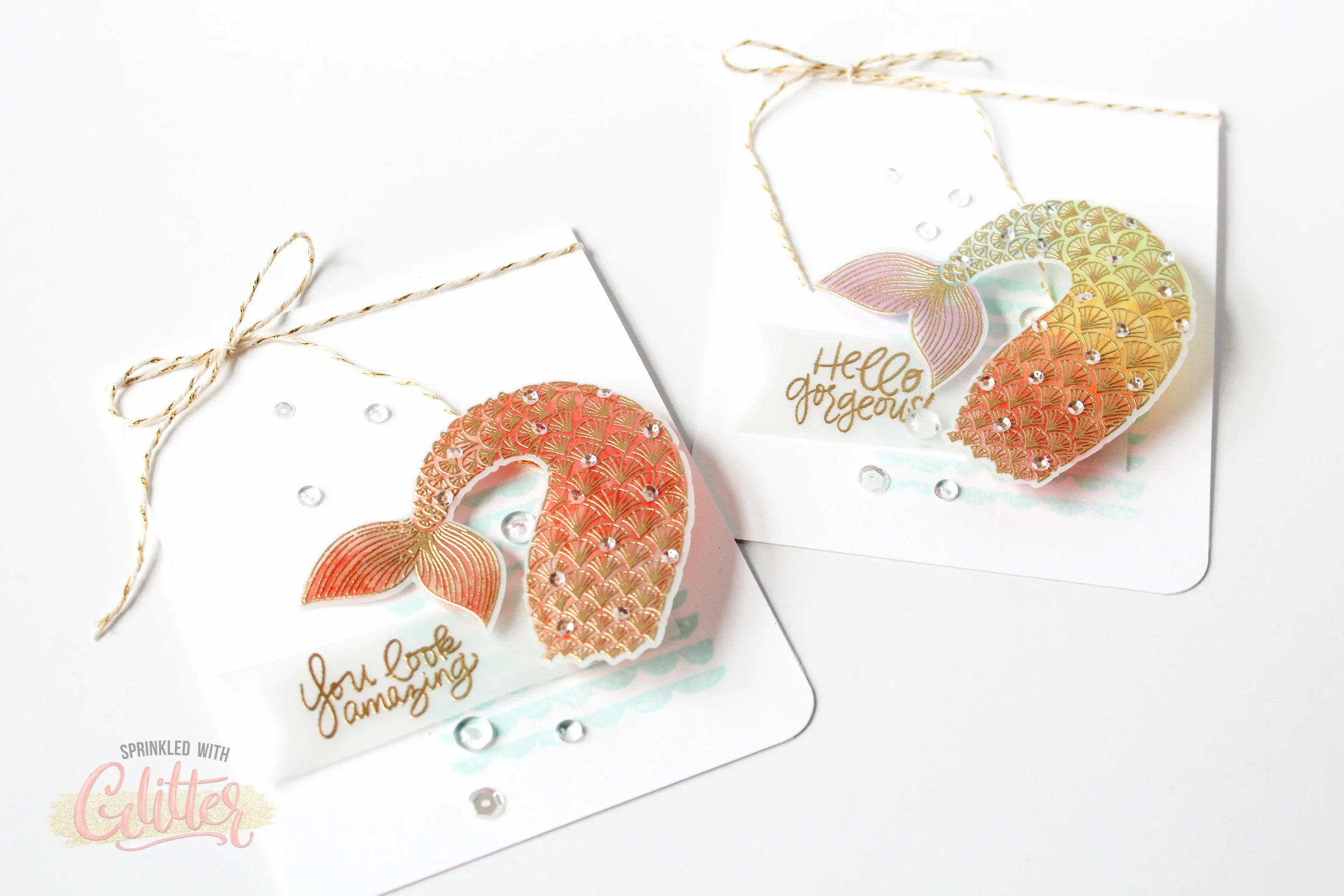 How To Add Color And Embossing To Vellum - Getting To Know The EllenHutson.com Design Ambassadors