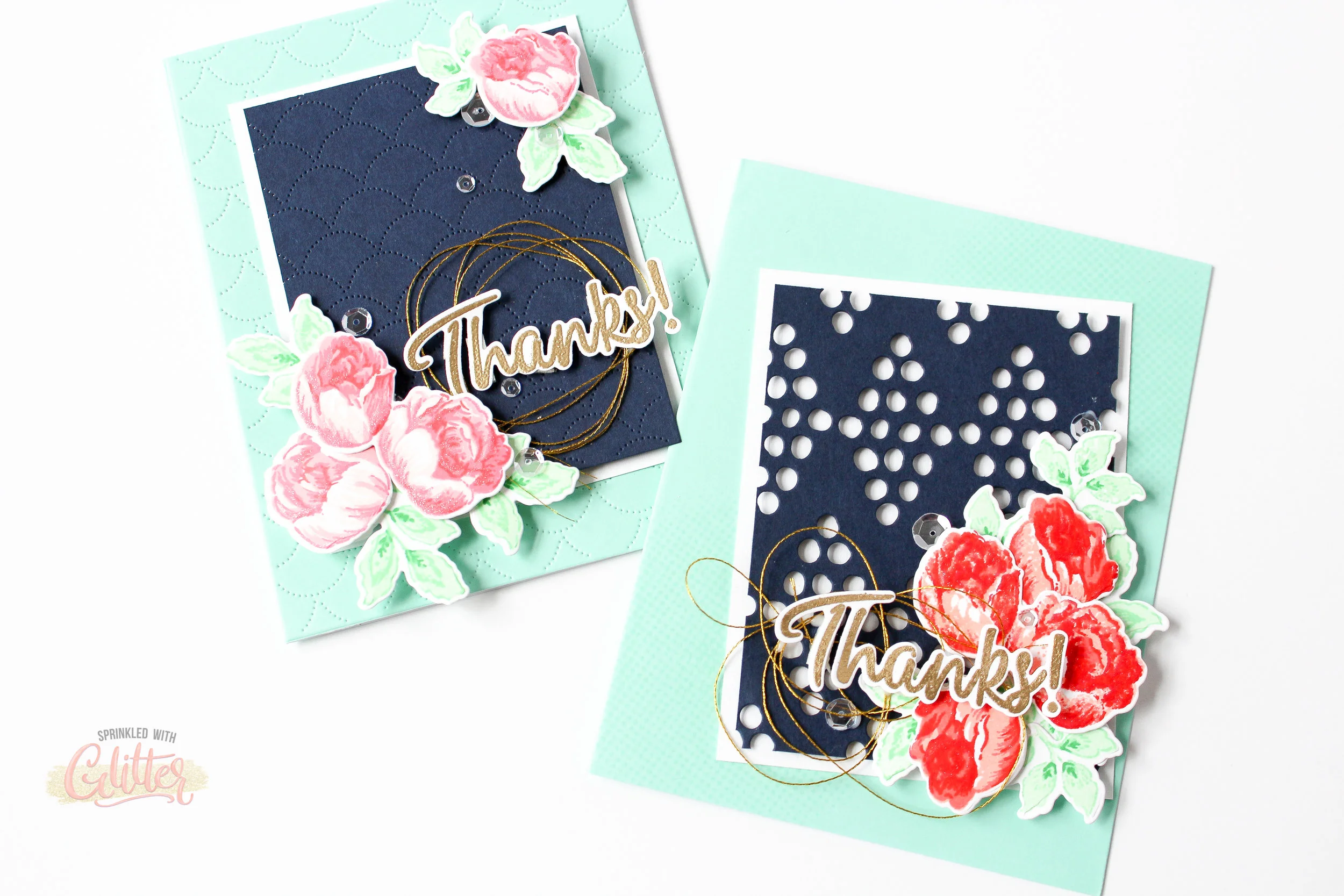 Floral Thank You Cards - Altenew March 2018 Release Blog Hop & Giveaway