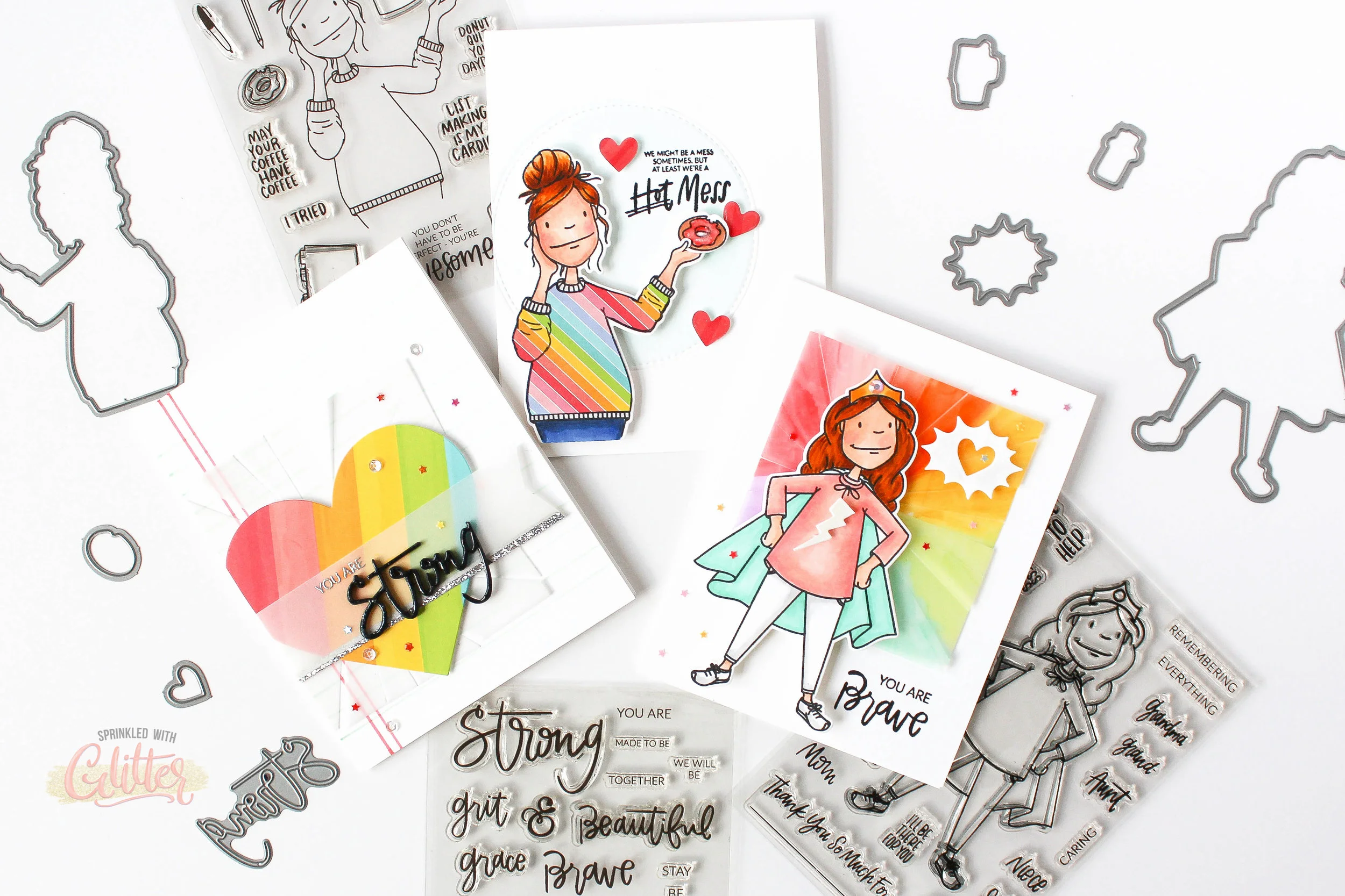 3 Cards, 1 Color Palette - The Essentials By Ellen April 2018 Release Is Here!