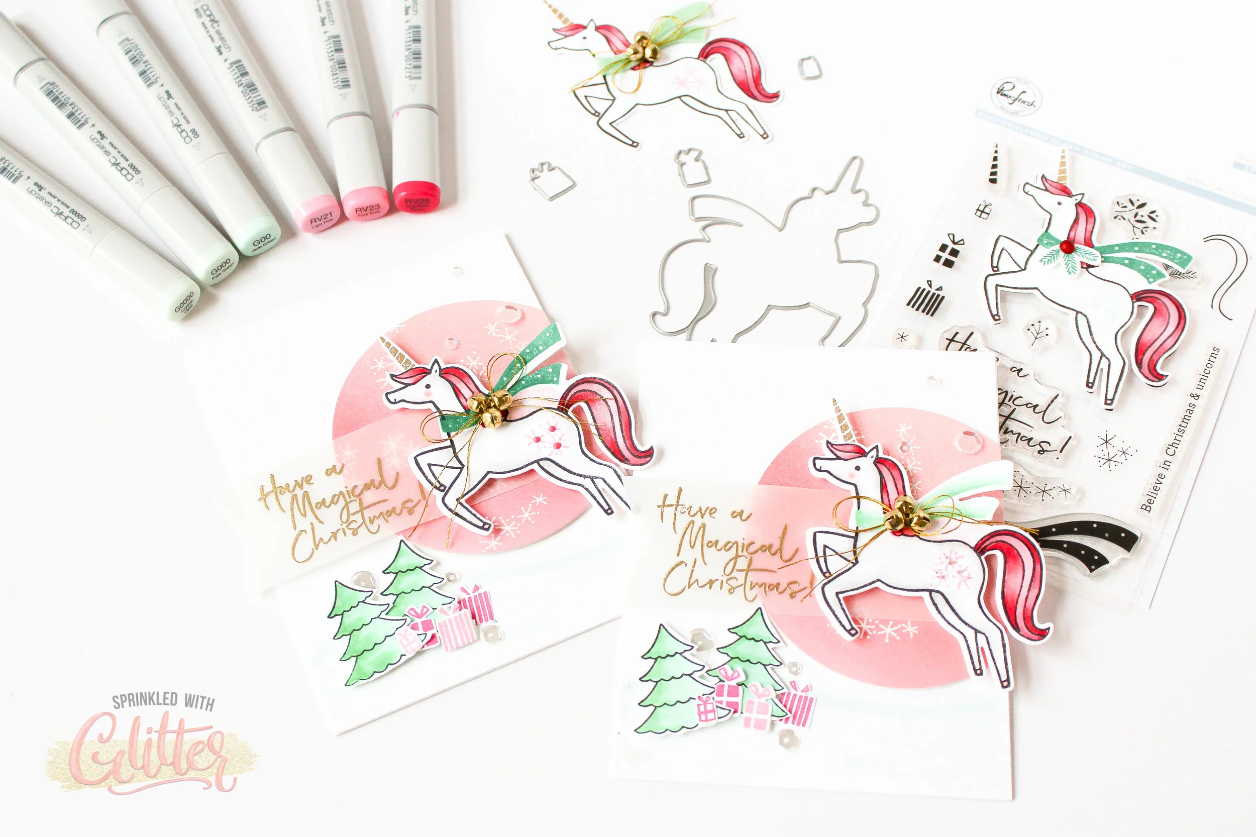 Magical Christmas Tips and Tricks - Pinkfresh Studio July Release Blog Hop