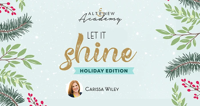 Introducing Let It Shine Holiday Edition At Altenew Academy &amp; A Giveaway!
