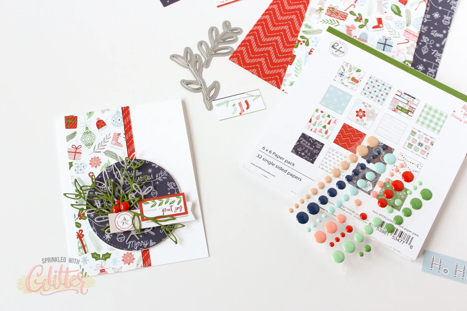 Creating With Patterned Paper - Quick & Easy Holiday Cards — Sprinkled ...