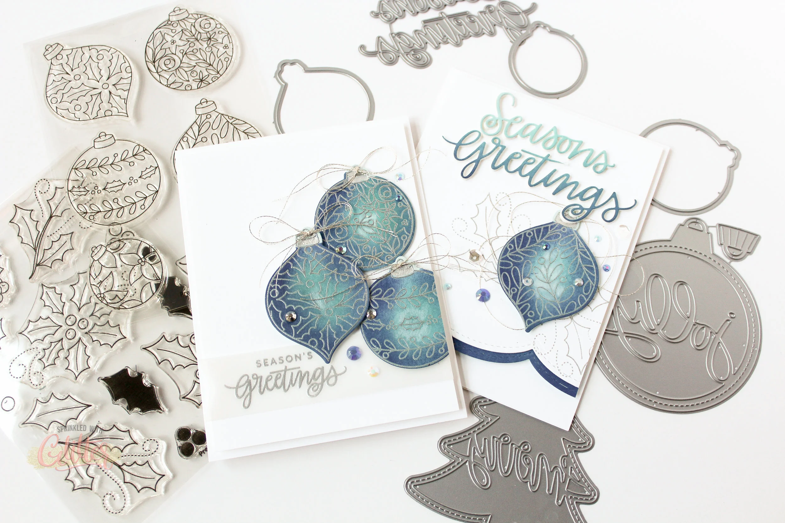 Ink Blending On Colored Card Stock - Pretty Pink Posh November 2018 Release Blog Hop