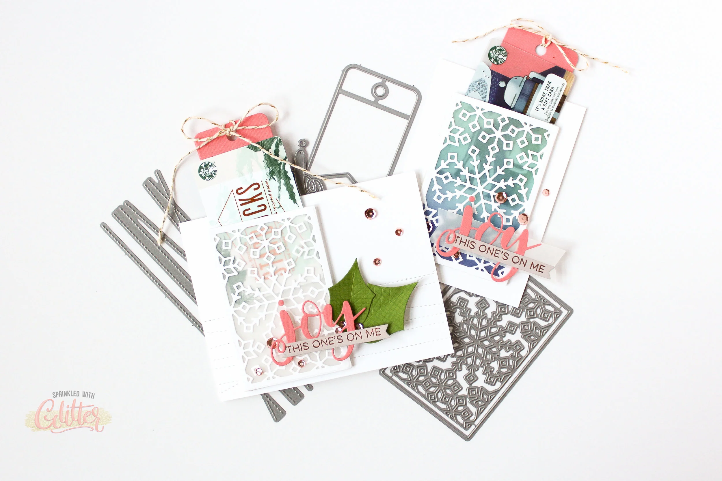 Snowflake Window Gift Card Holder