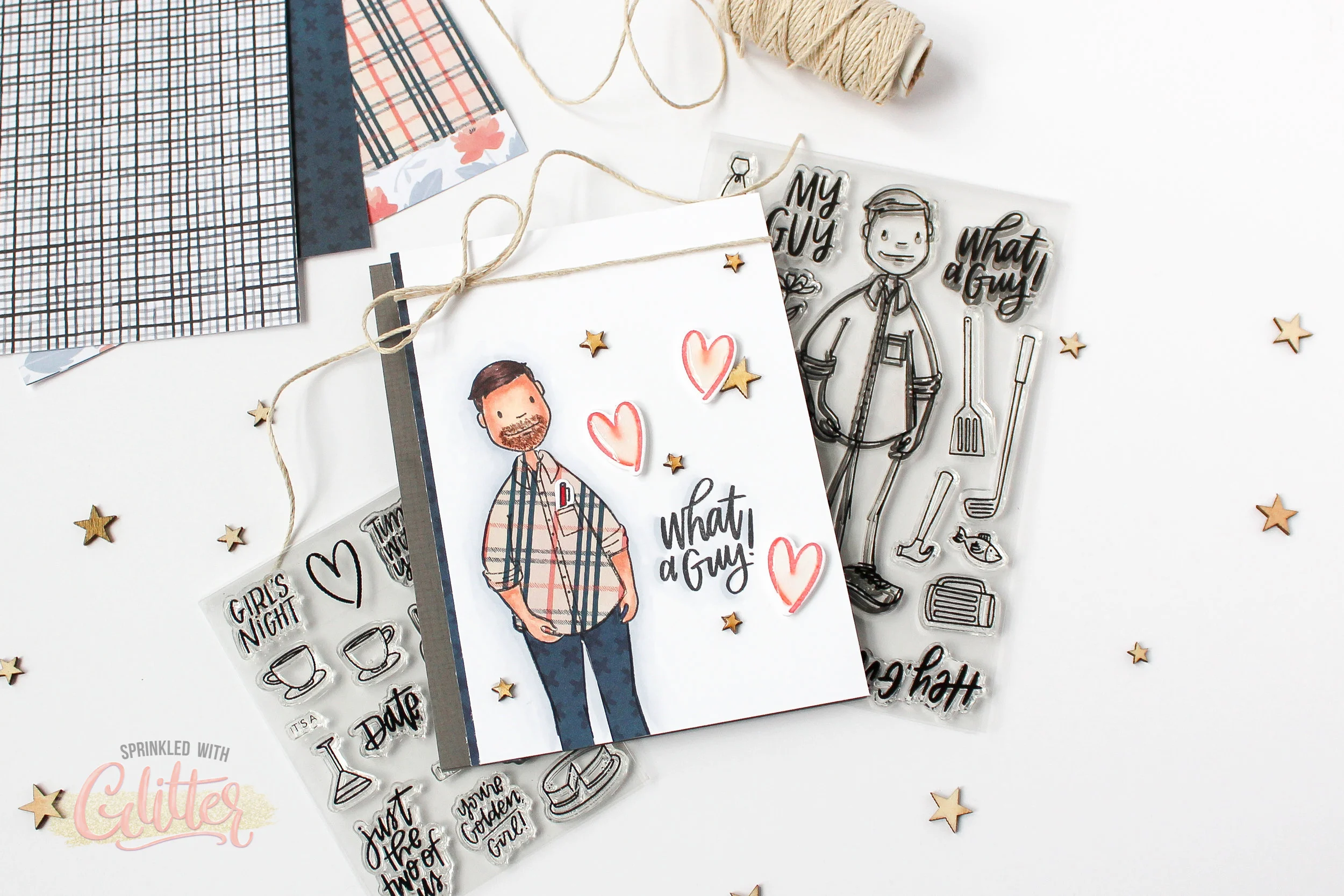 Tips And Tricks For Creating Masculine Cards - Featuring The Essentials By Ellen January 2019 Release