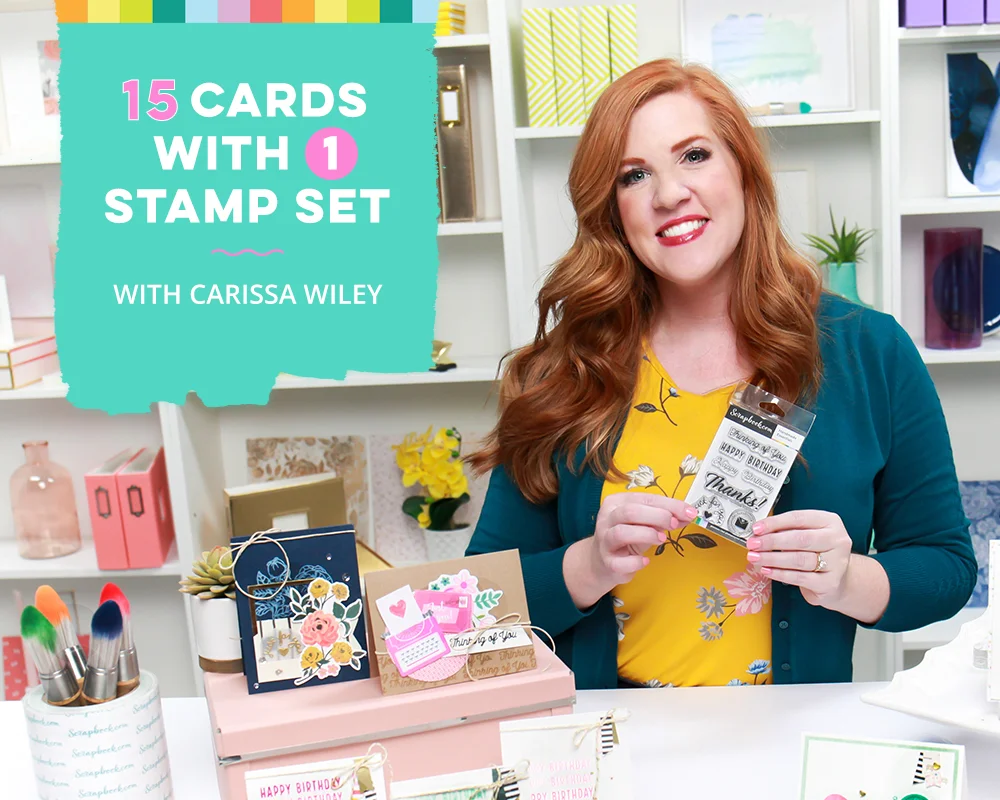 Introducing My Newest Online Class!  15 Cards With 1 Stamp Set