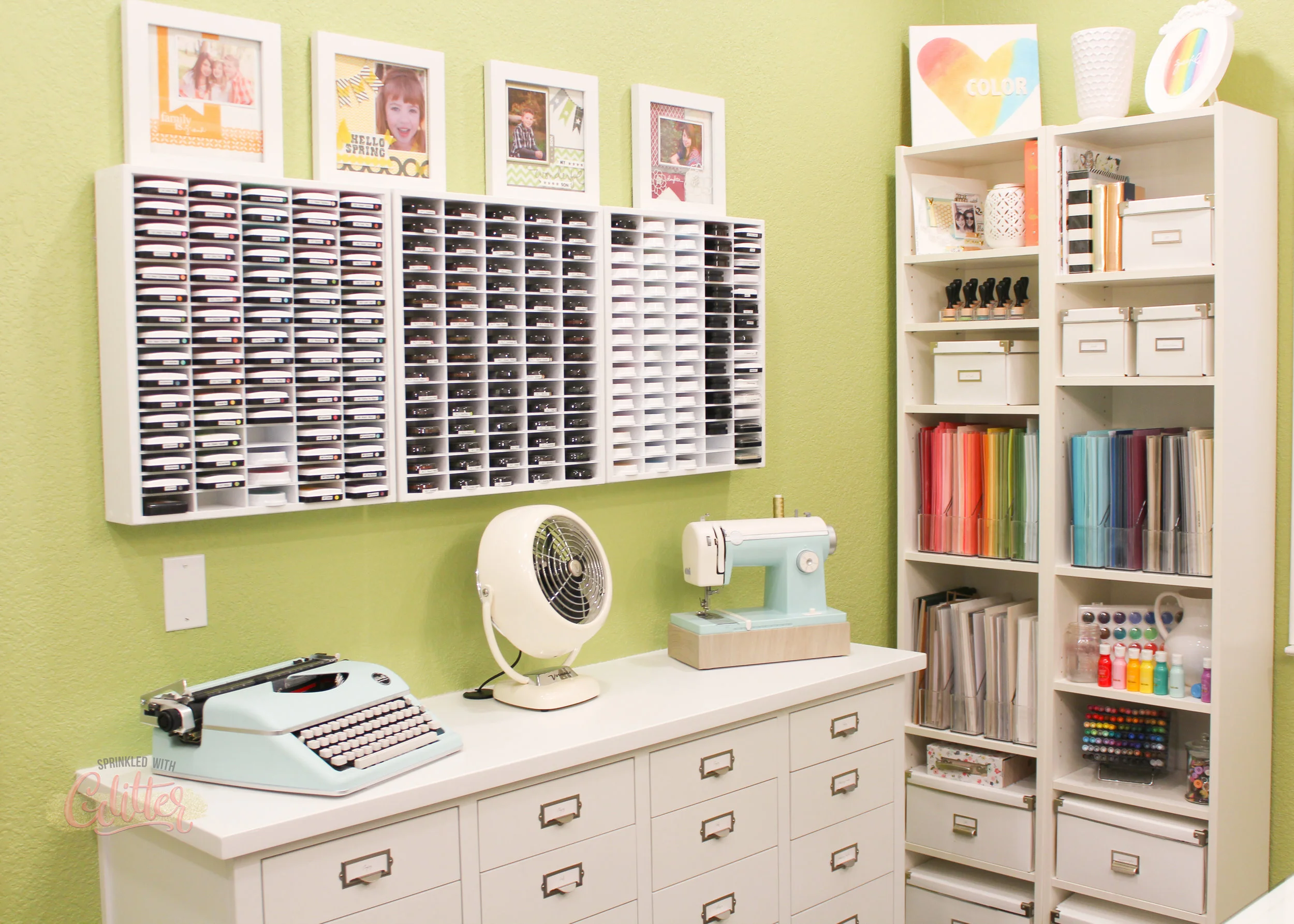 Save On Organize More Ink Storage Organizer - Craft Room Organization