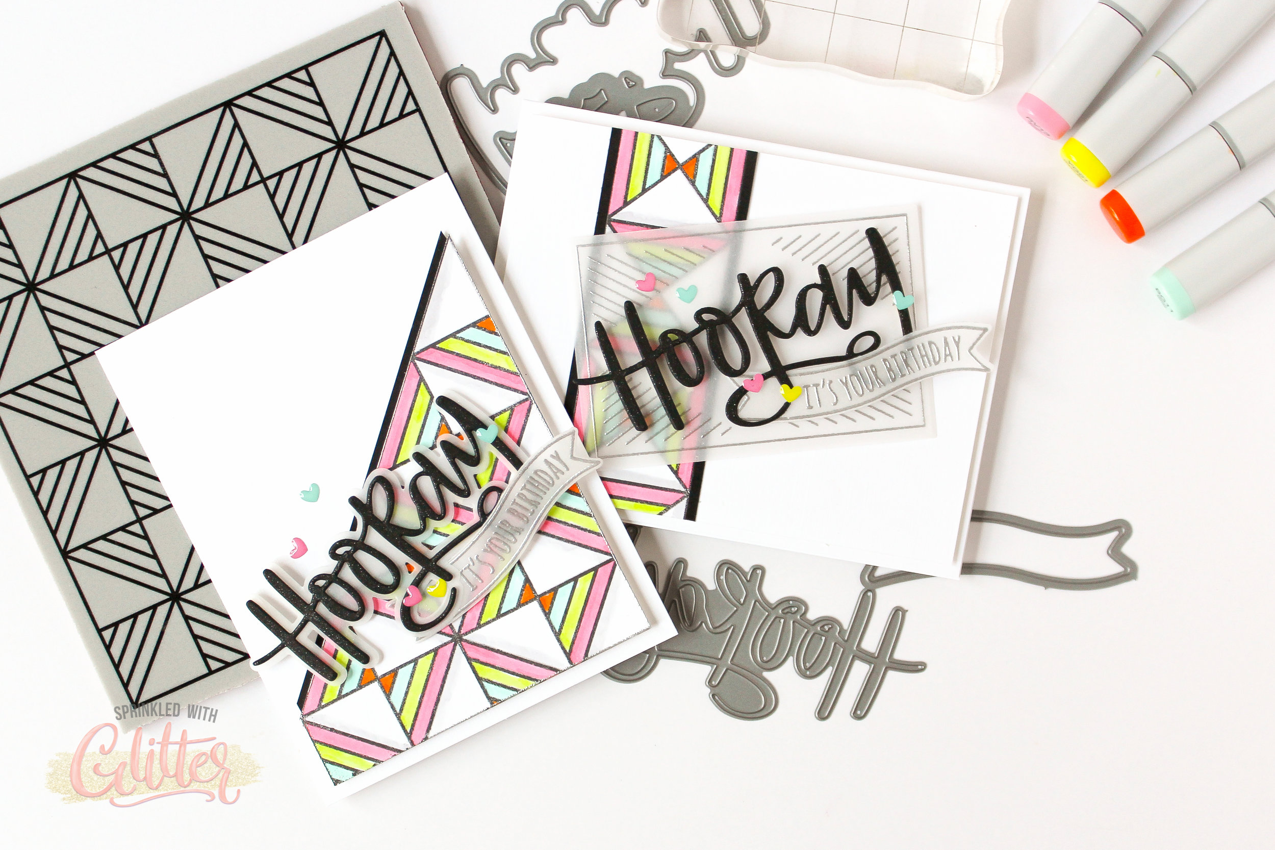 One Background, Two Cards