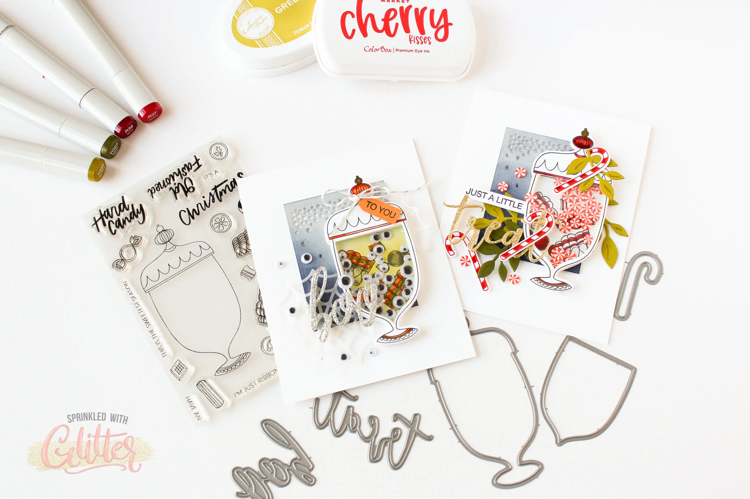 Holiday Apothecary Shaker Jars - Essentials By Ellen September 2019 Release Blog Hop