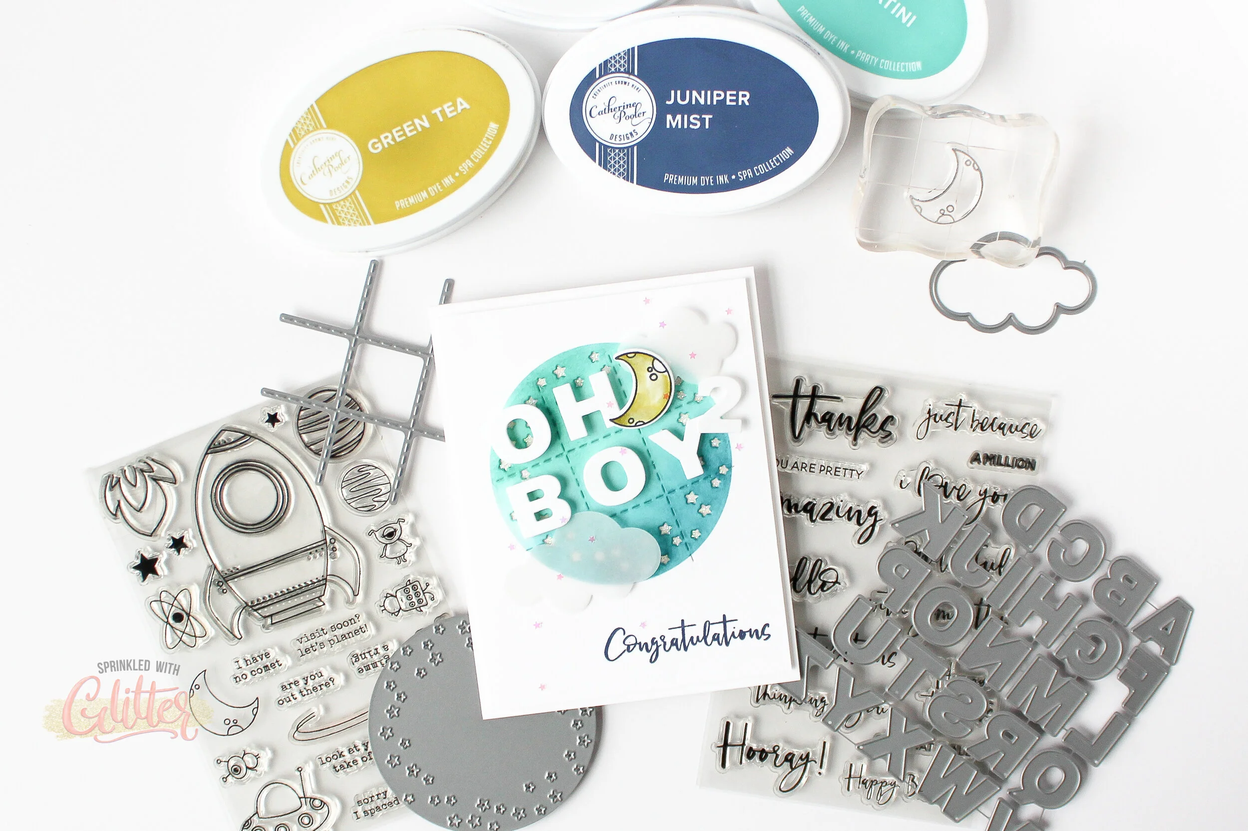 Oh Boy Baby Card - A Card Sprinkle For Emily Midgett