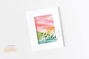 How To Create A String Art Card — Sprinkled With Glitter