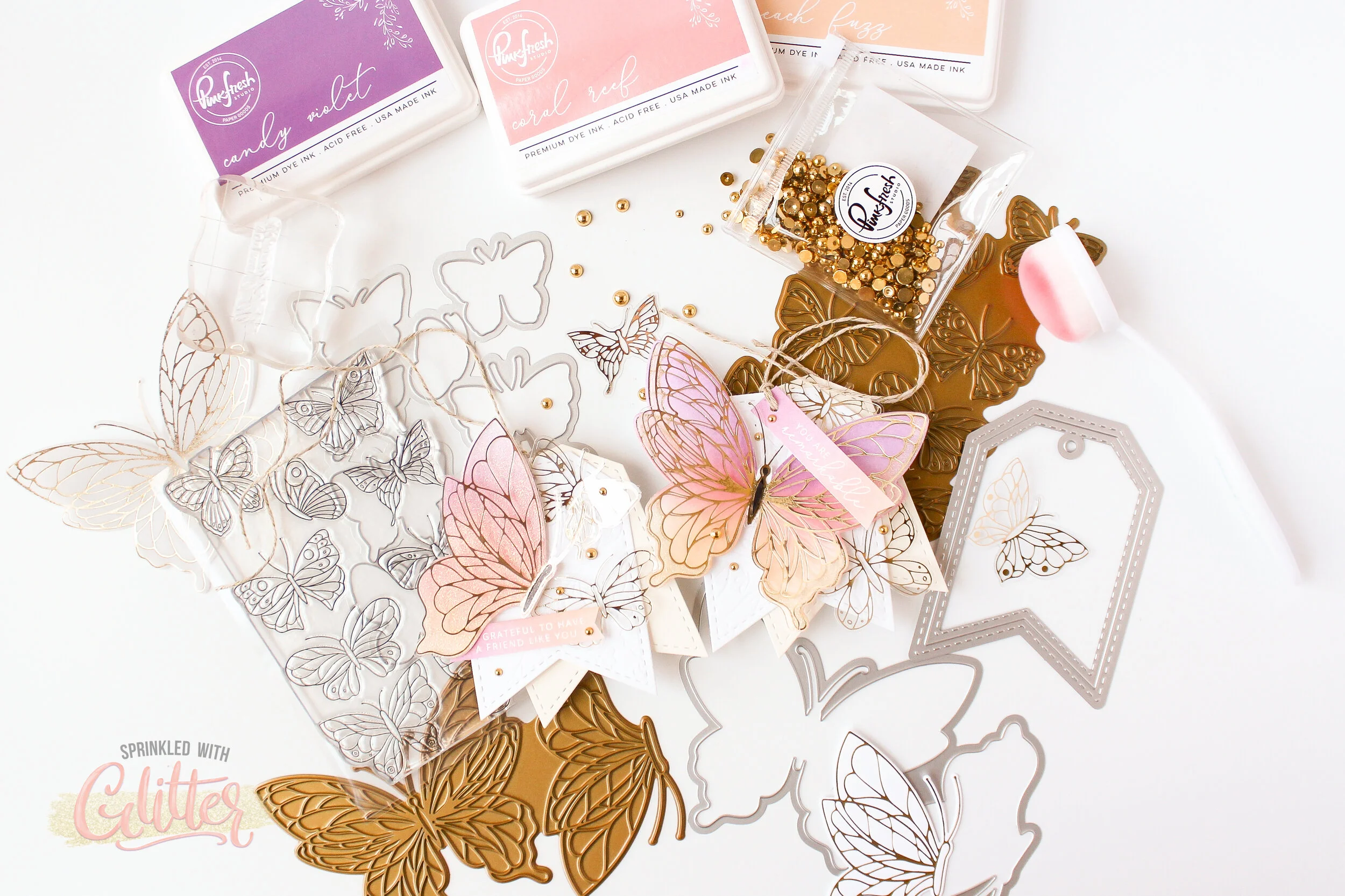 Hot Foil Stamping On Acetate - Pinkfresh Studio June 2021 Release Blog Hop