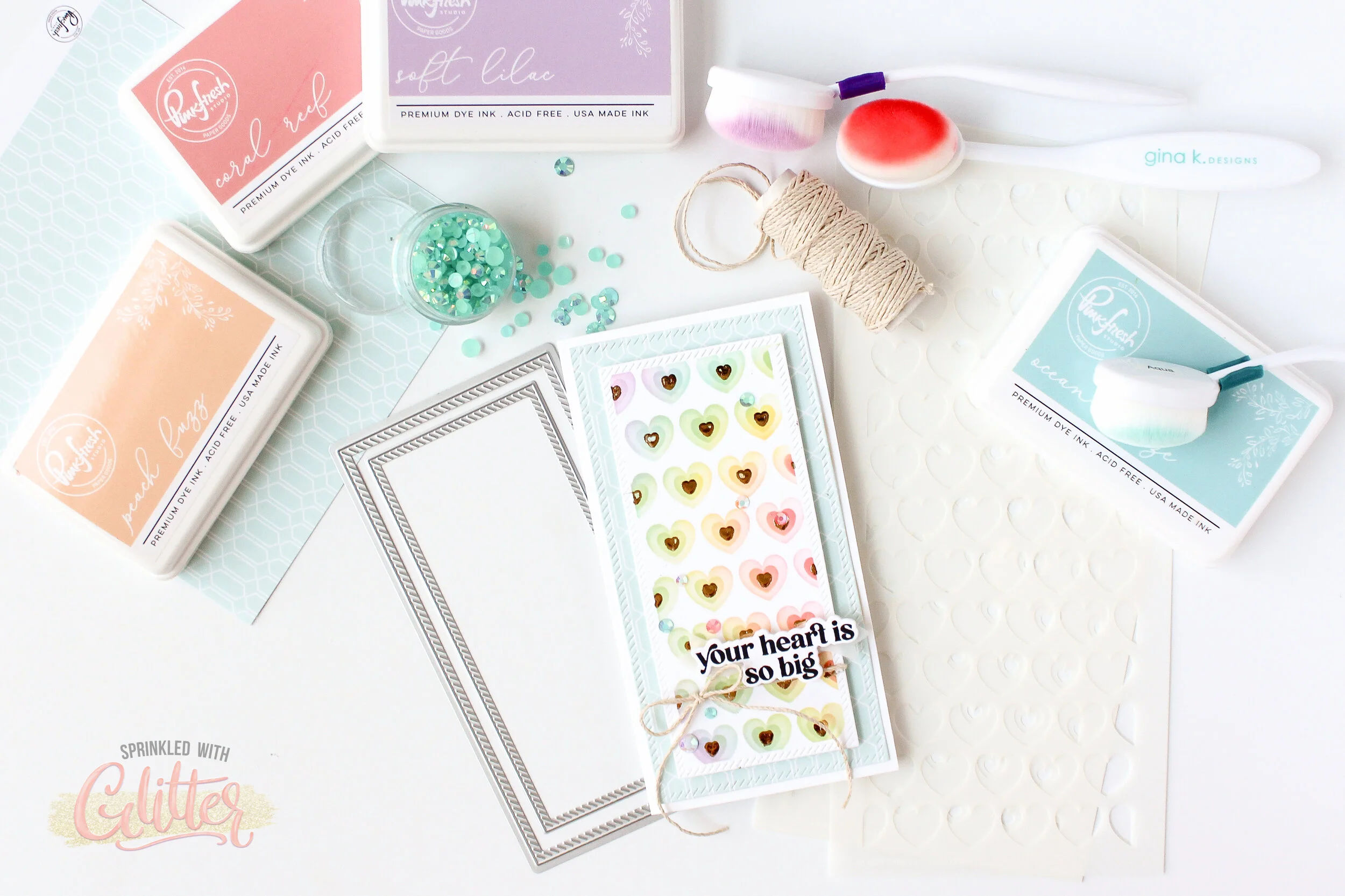 Adding Foil Accents Using Layering Stencils