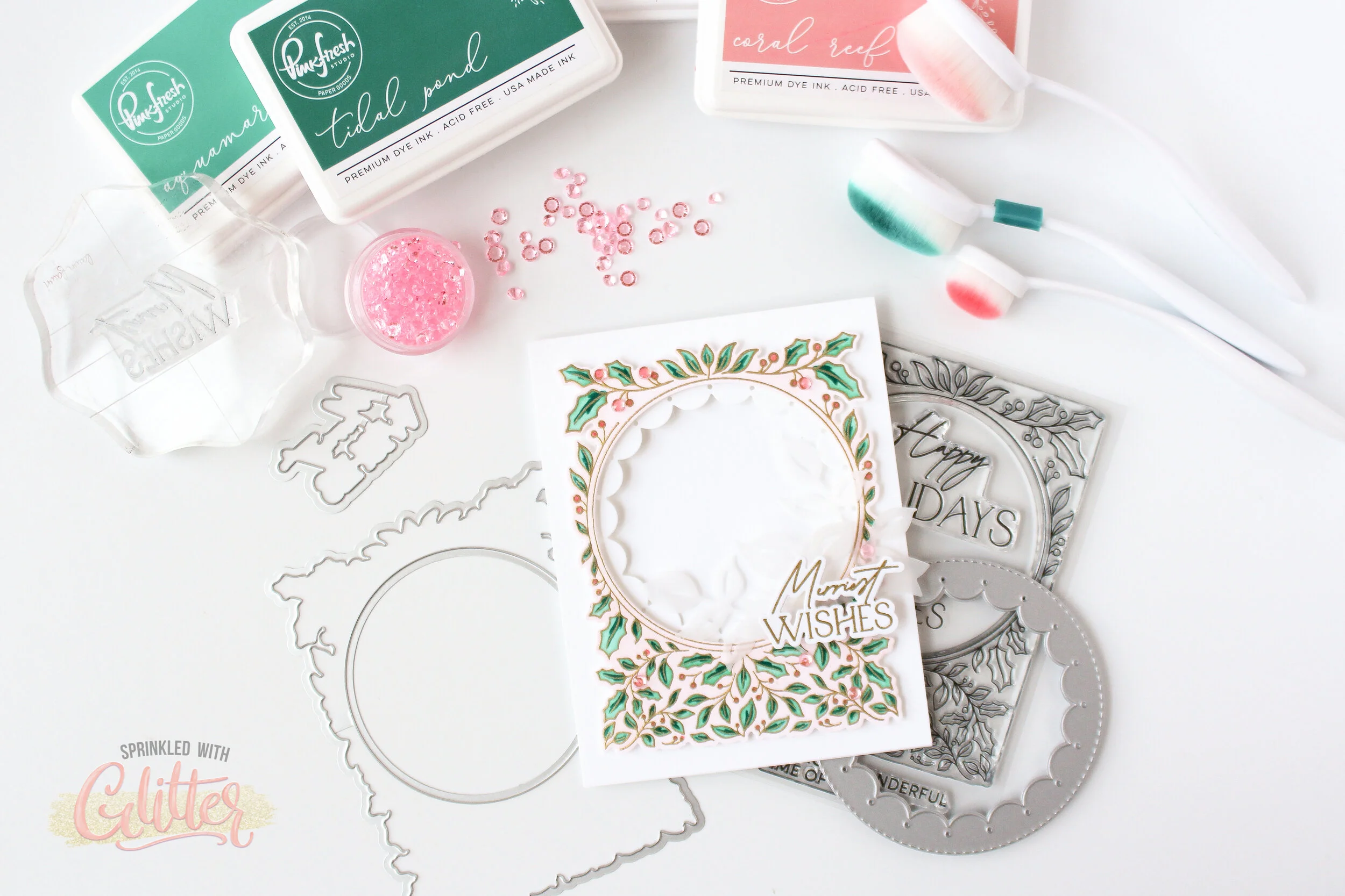 Stained Glass Technique Christmas Card