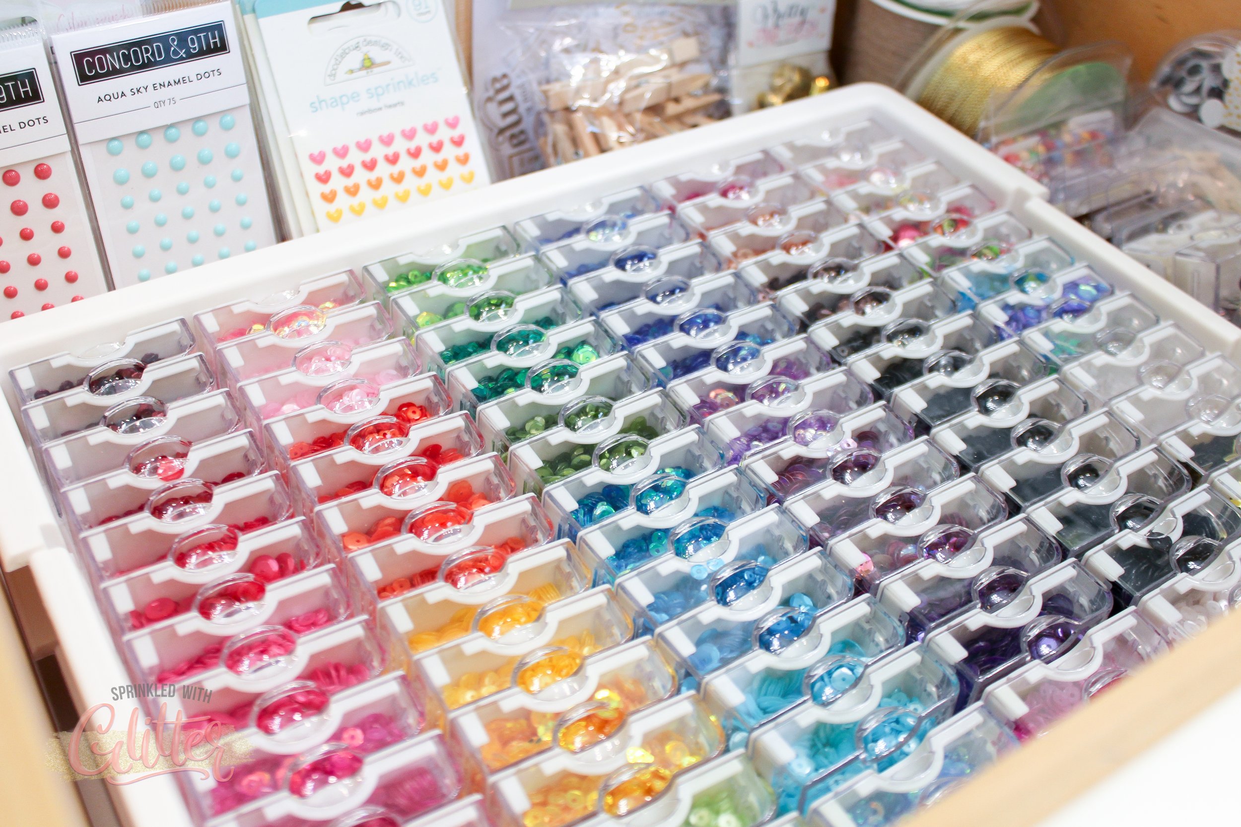Craftroom Storage And Organization - How I Store My Glimmer Hot Foil Rolls  — Sprinkled With Glitter