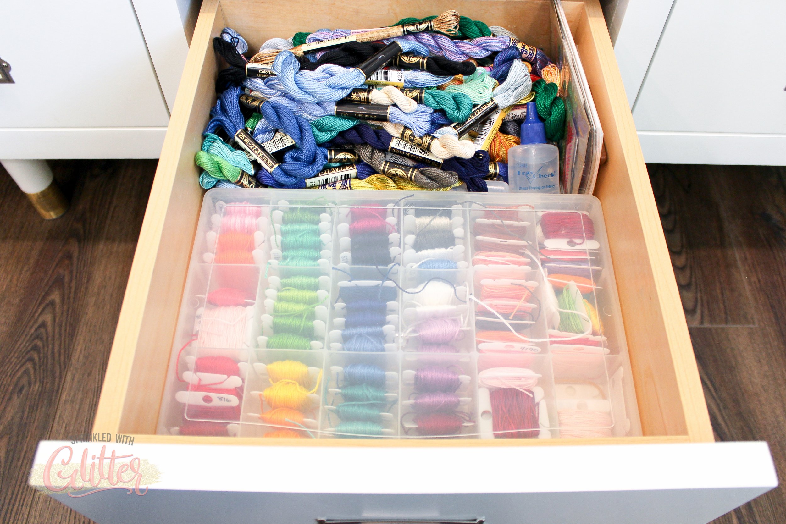 Craftroom Storage And Organization - How I Store My Glimmer Hot Foil Rolls  — Sprinkled With Glitter