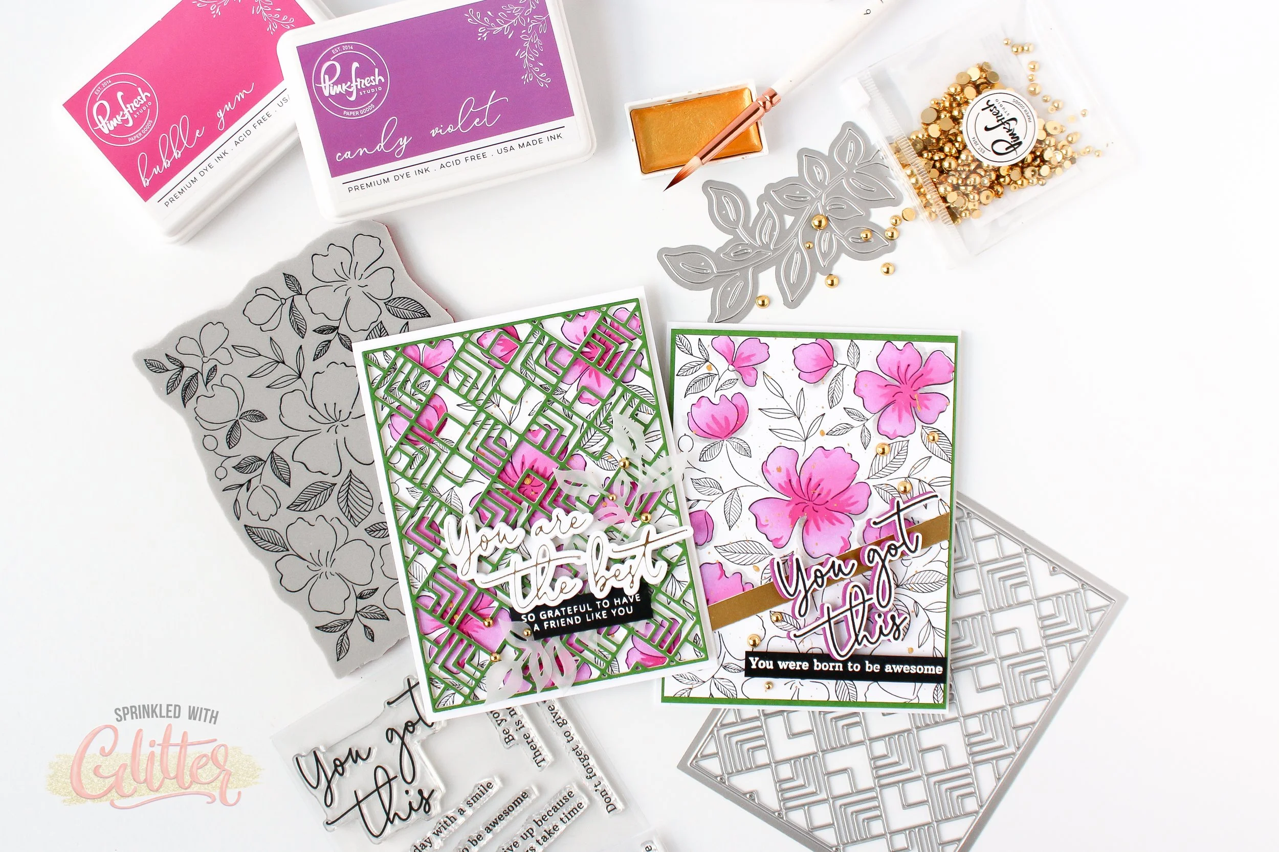 Selective Ink Blending - Pinkfresh Studio February 2022 Release Blog Hop