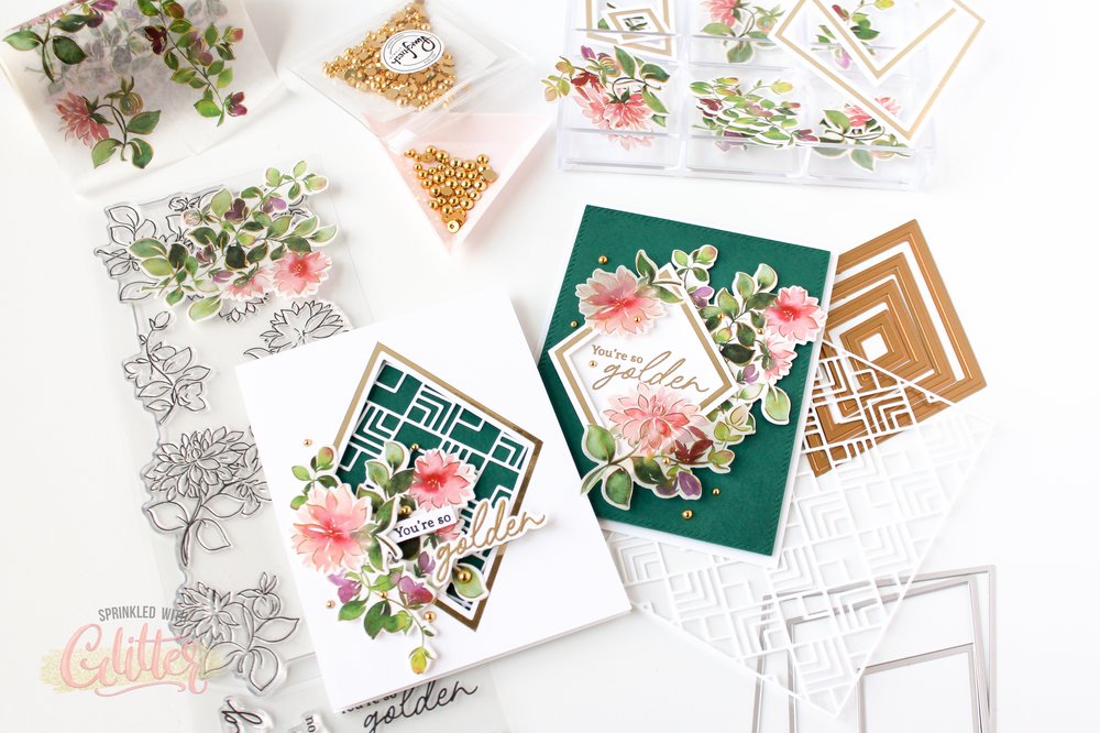 5 Ways To Use The Pinkfresh Studio Nested Foil Shapes - Pinkfresh Studio March 2022 Release Blog Hop
