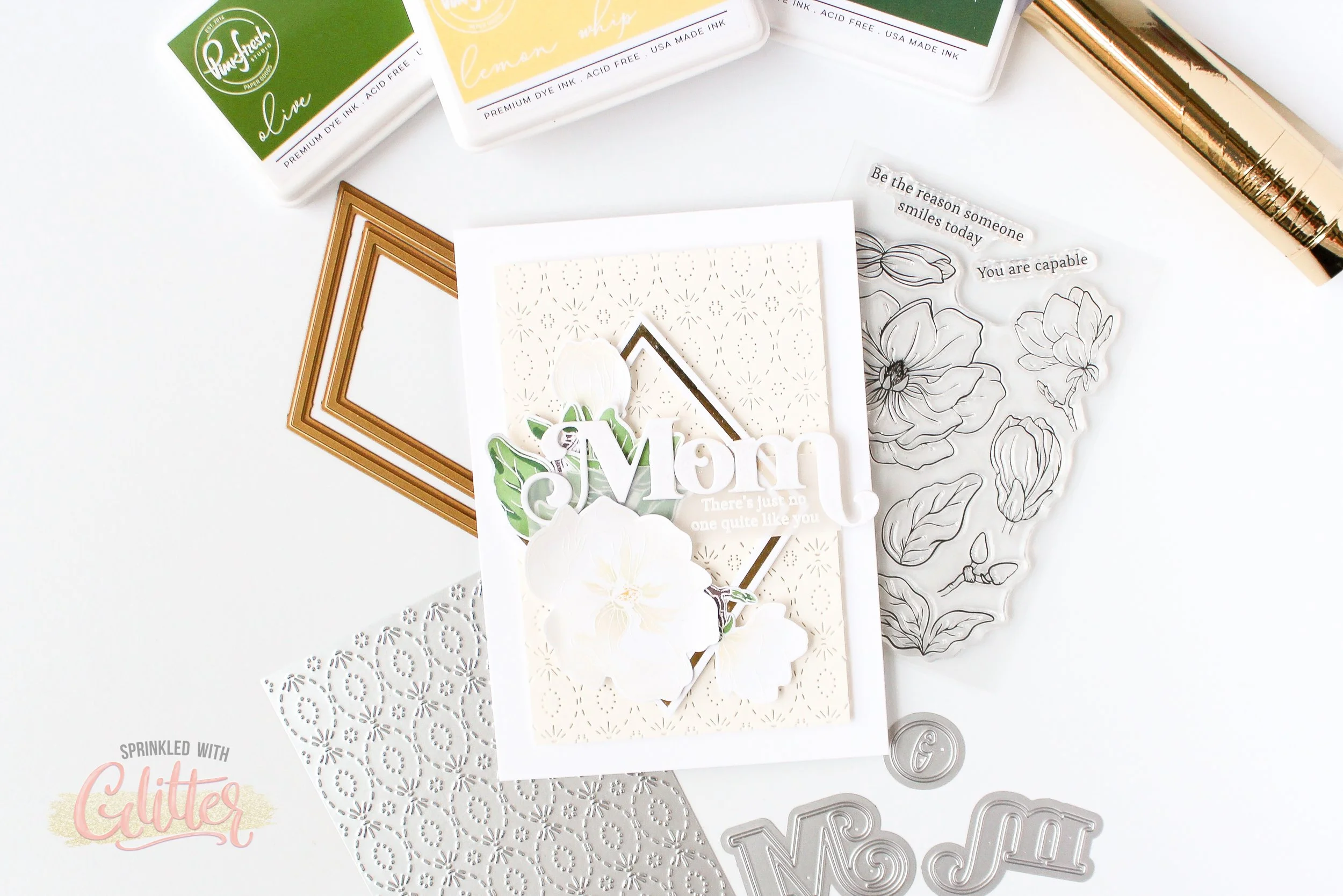 How To Use A Coverplate Background Die On A 5x7 Card